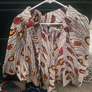 Juniors African Print Skirt Size Medium